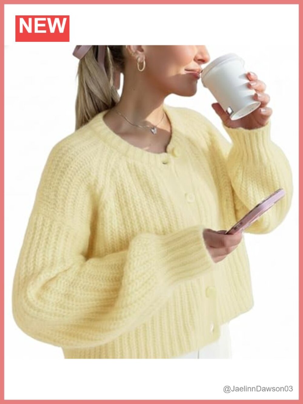 Women's Button Down Cardigan Long Sleeve Chunky Soft Knit Sweater Casual